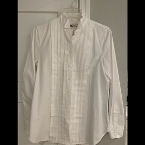 Thomas Mason For J Crew Tuxedo Shirt Sz 4